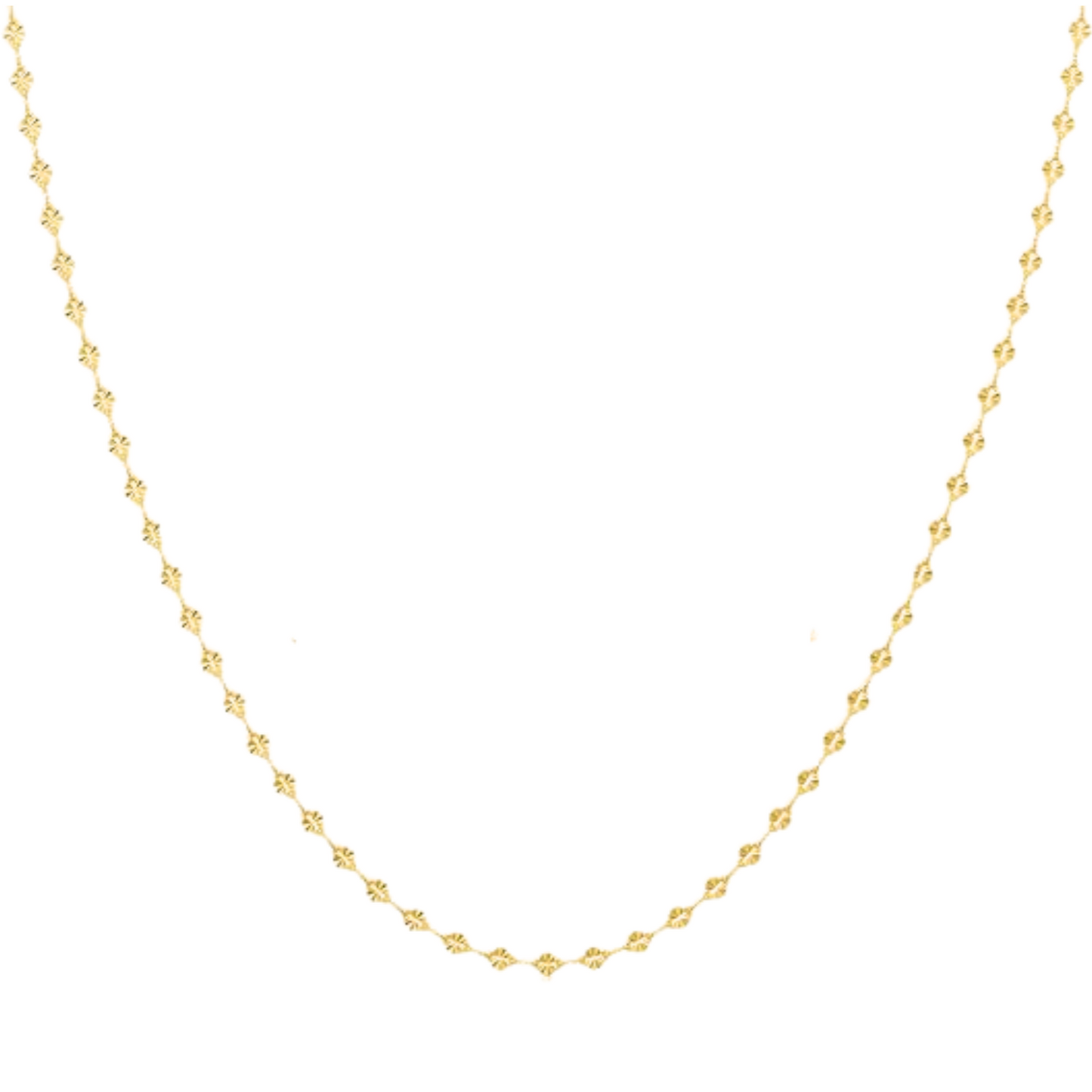 TWIST NECKLACE-STERLING SILVER/24K PLATING