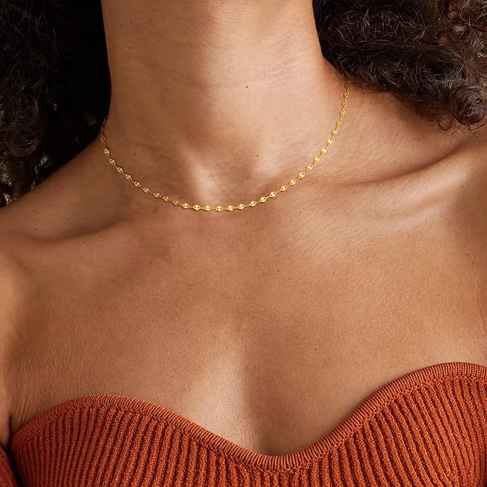 TWIST NECKLACE-STERLING SILVER/24K PLATING