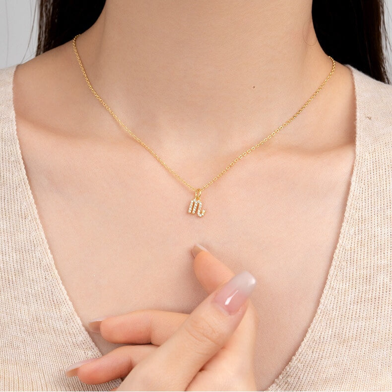 Zodiac Charm Pendant Necklace