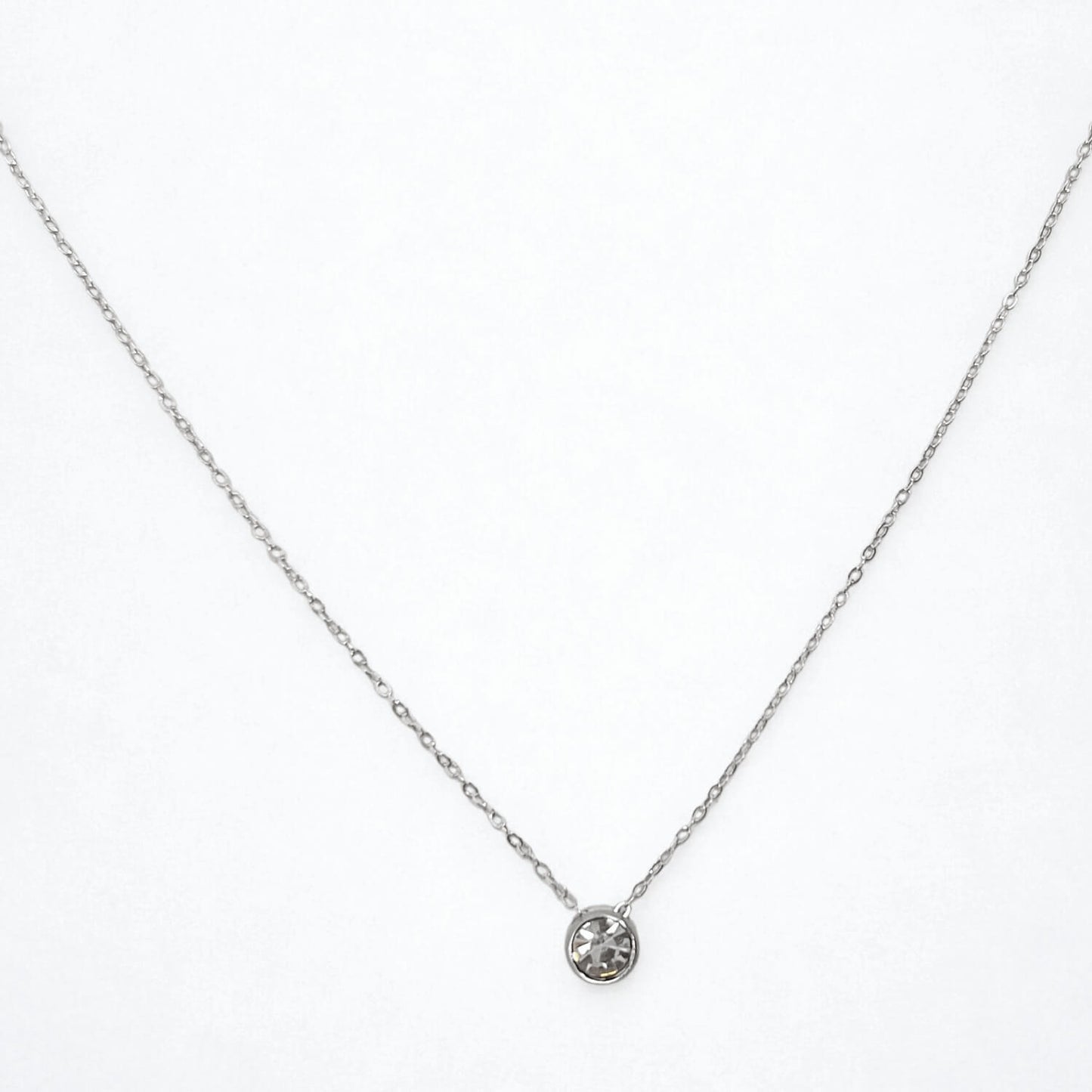 Round Cut Zirconia Charm - Gold Plated (Copy)
