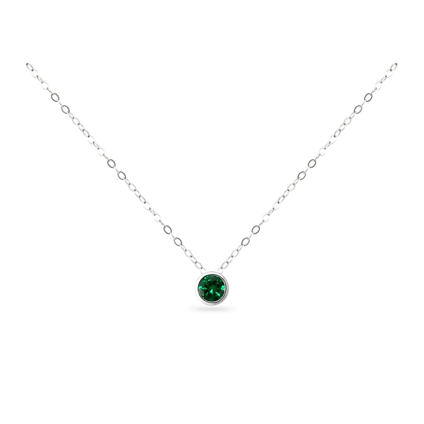 Round Cut Zirconia Charm - Gold Plated (Copy)
