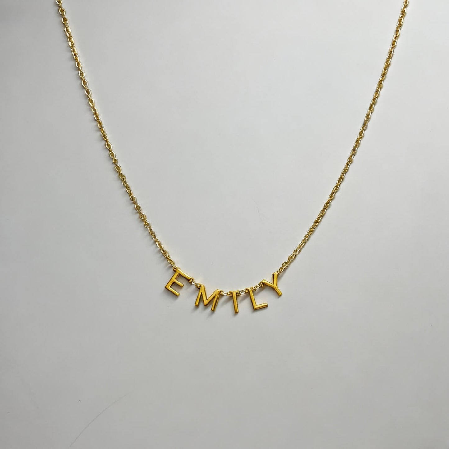 Initial Letter Necklace With Heart