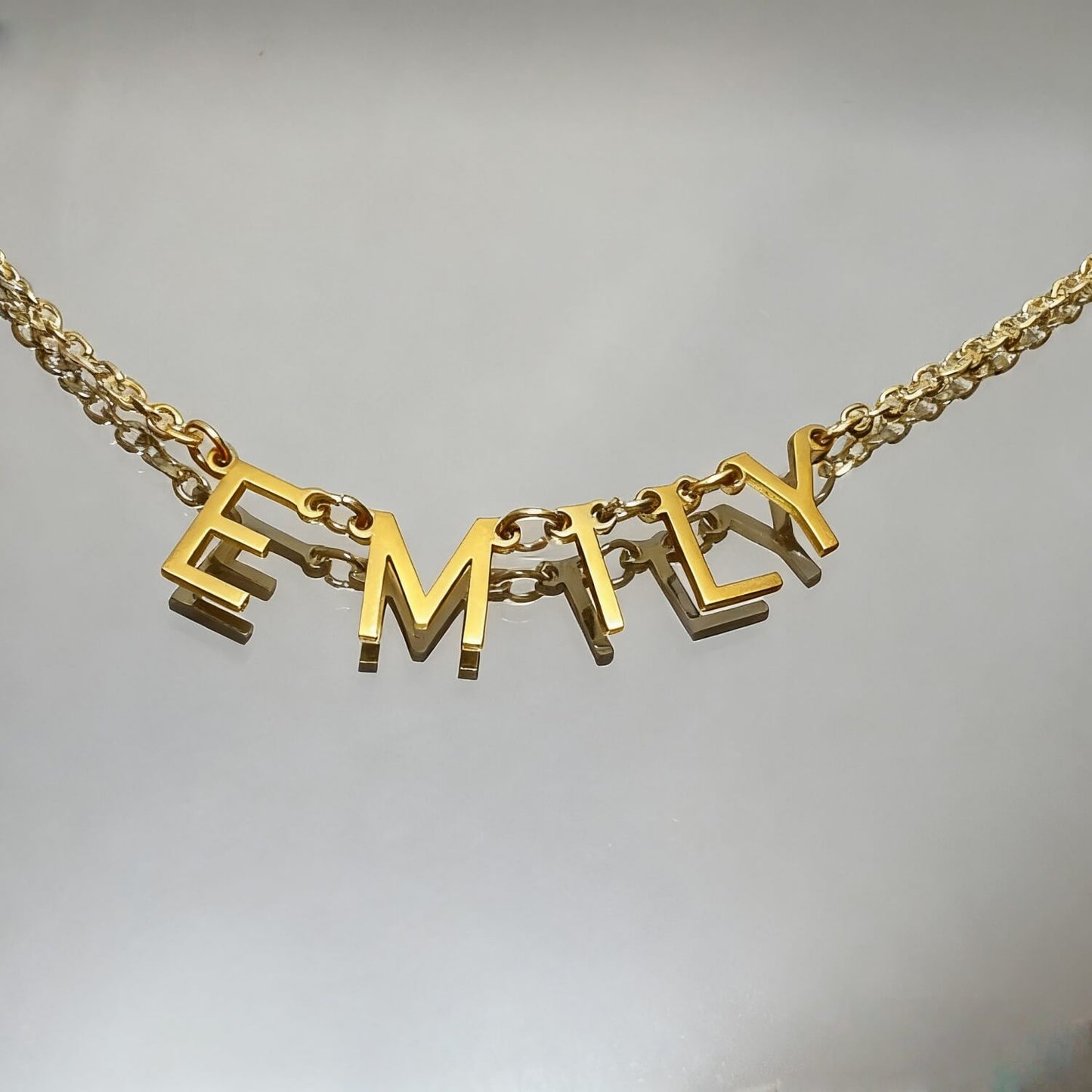 Initial Letter Necklace With Heart