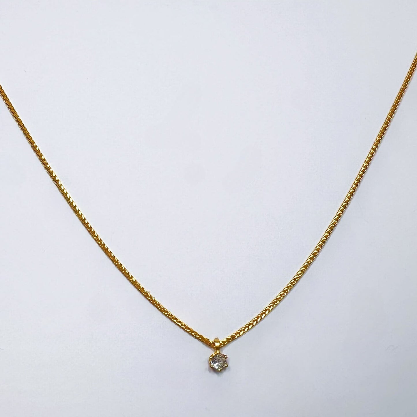 Chopin Necklace With Zircon Pendant
