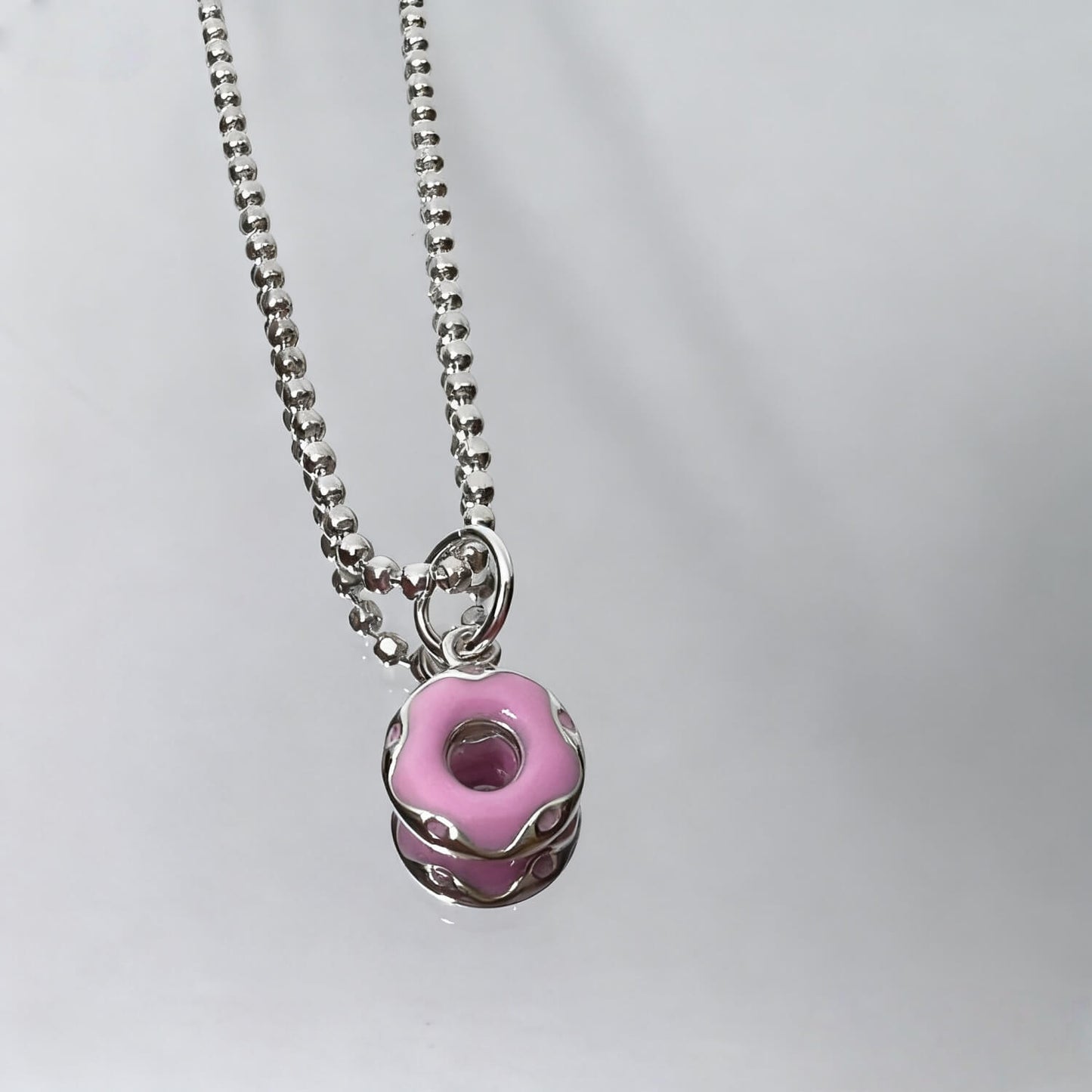 Sweet Necklace with Donut Pendant