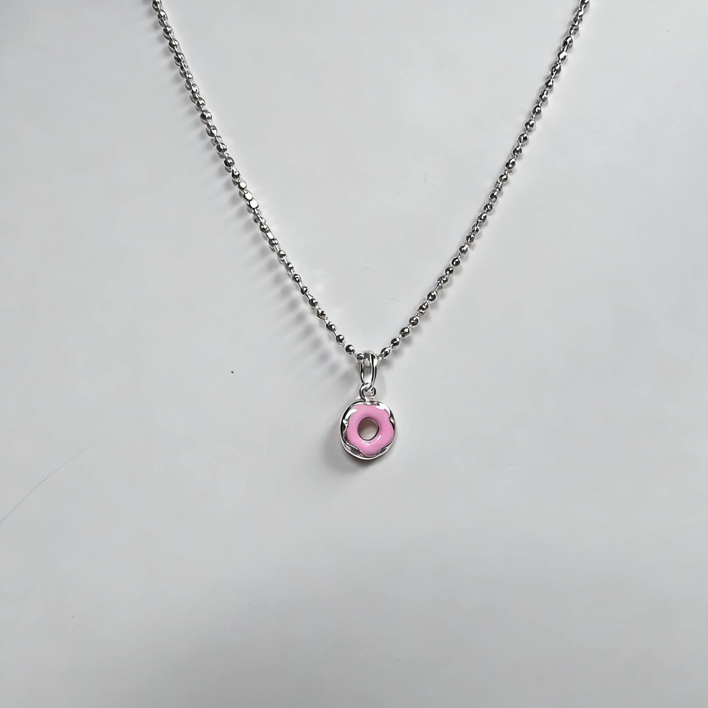 Sweet Necklace with Donut Pendant