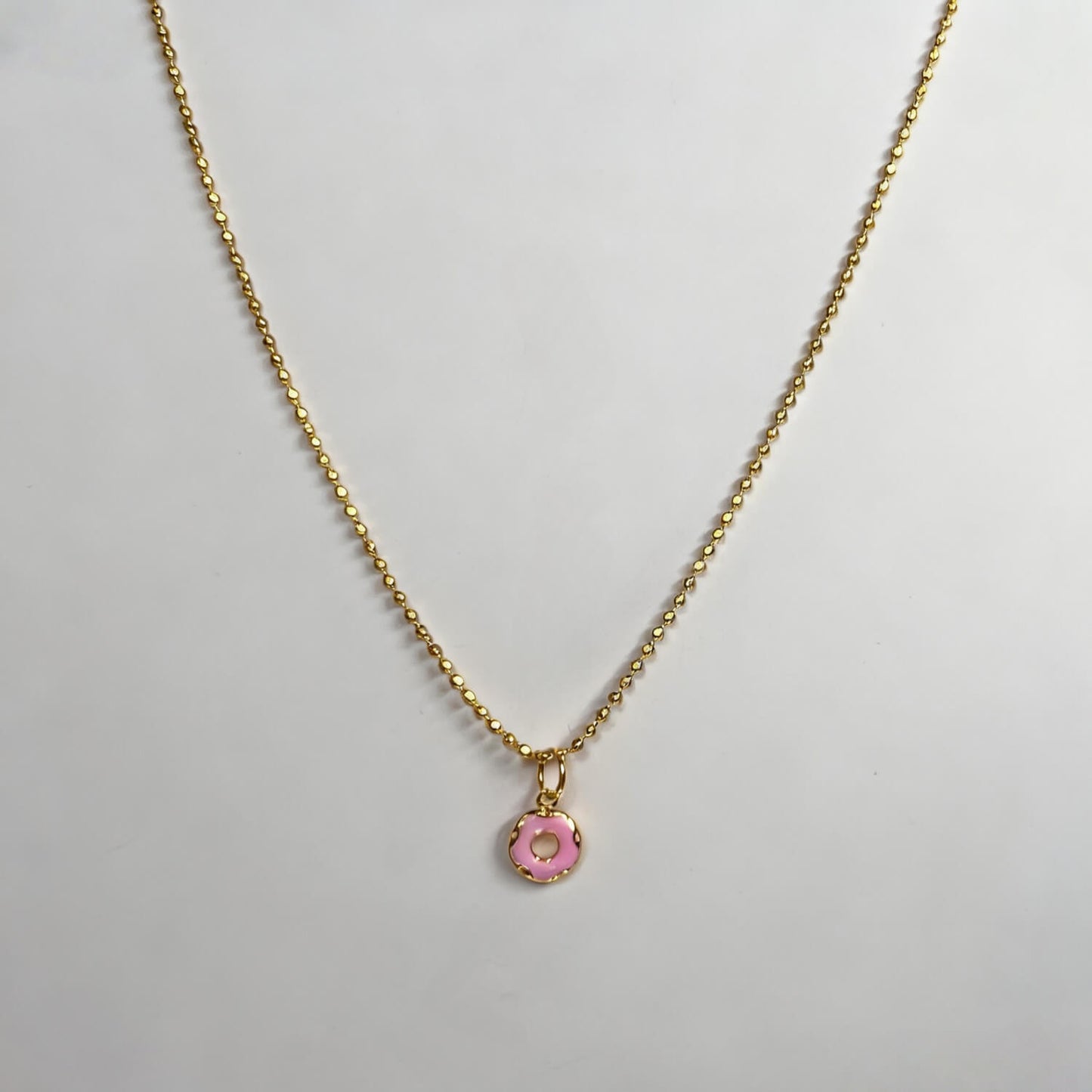 Sweet Necklace with Donut Pendant