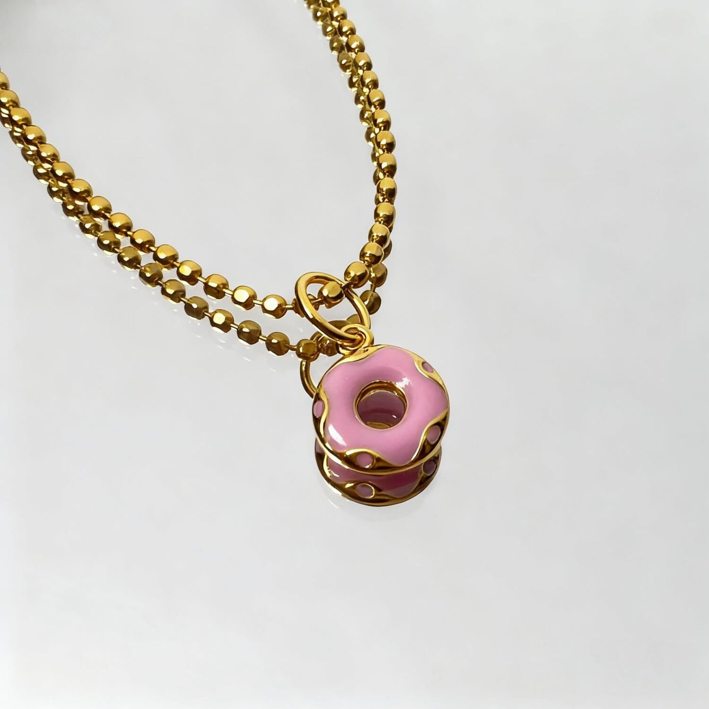 Sweet Necklace with Donut Pendant