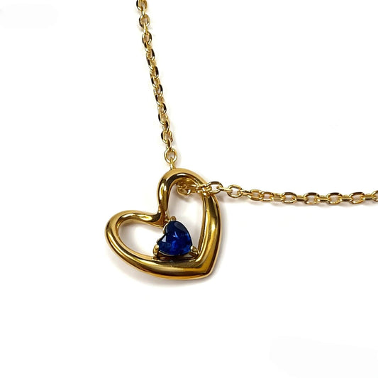 Heart Birthstone Necklace