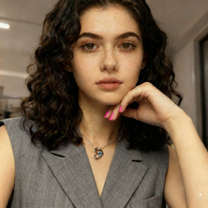 Heart Birthstone Necklace