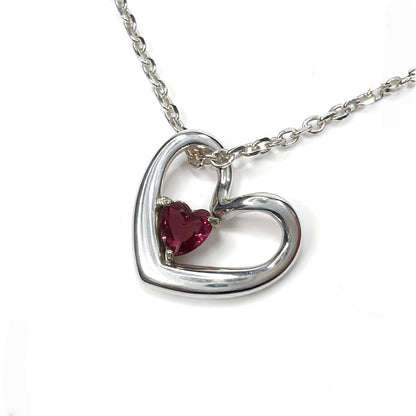 Heart Birthstone Necklace