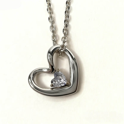 Heart Birthstone Necklace