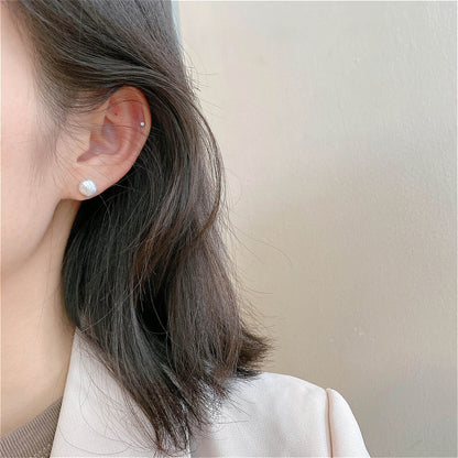 Vintage Baroque Pearl Glam Earrings studs