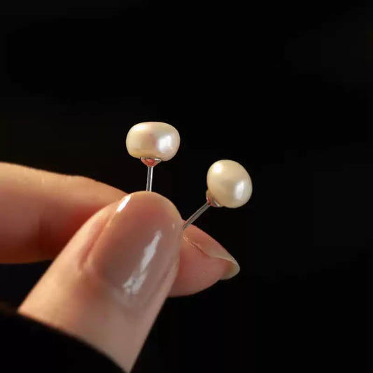 Vintage Baroque Pearl Glam Earrings studs