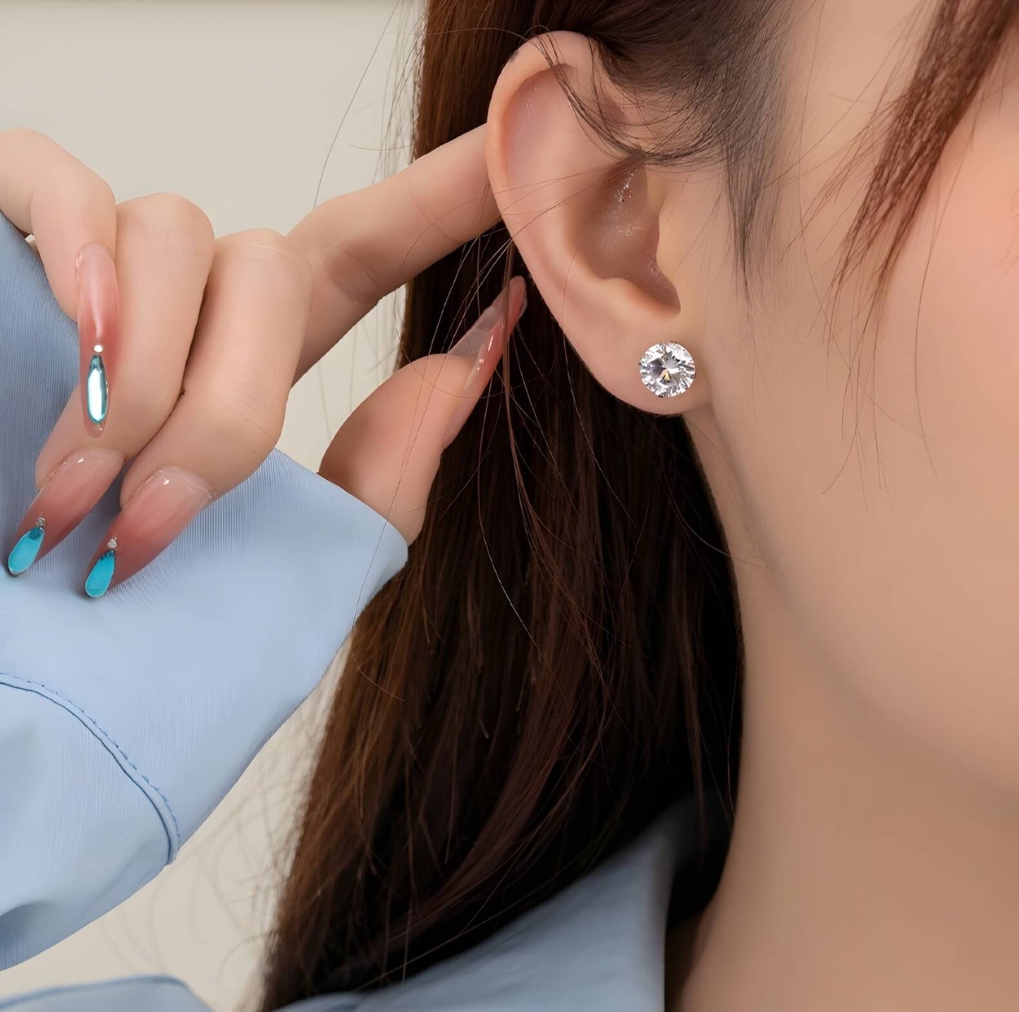 Dainty Zircon Studs(2pcs)