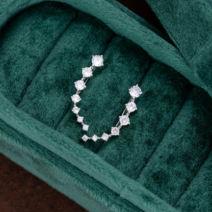 Aligned Brilliance Studs