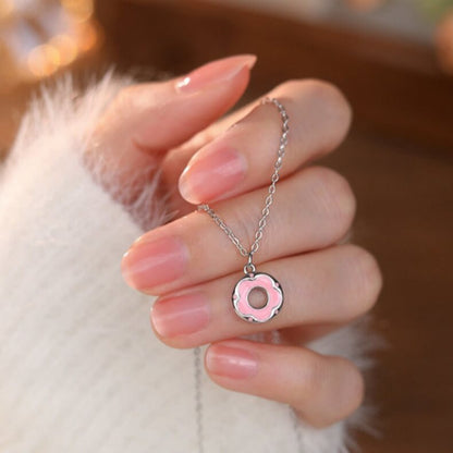 Sweet Necklace with Donut Pendant