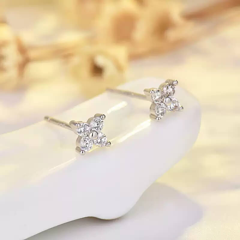 Lucky Four Leaf Clover Earrings