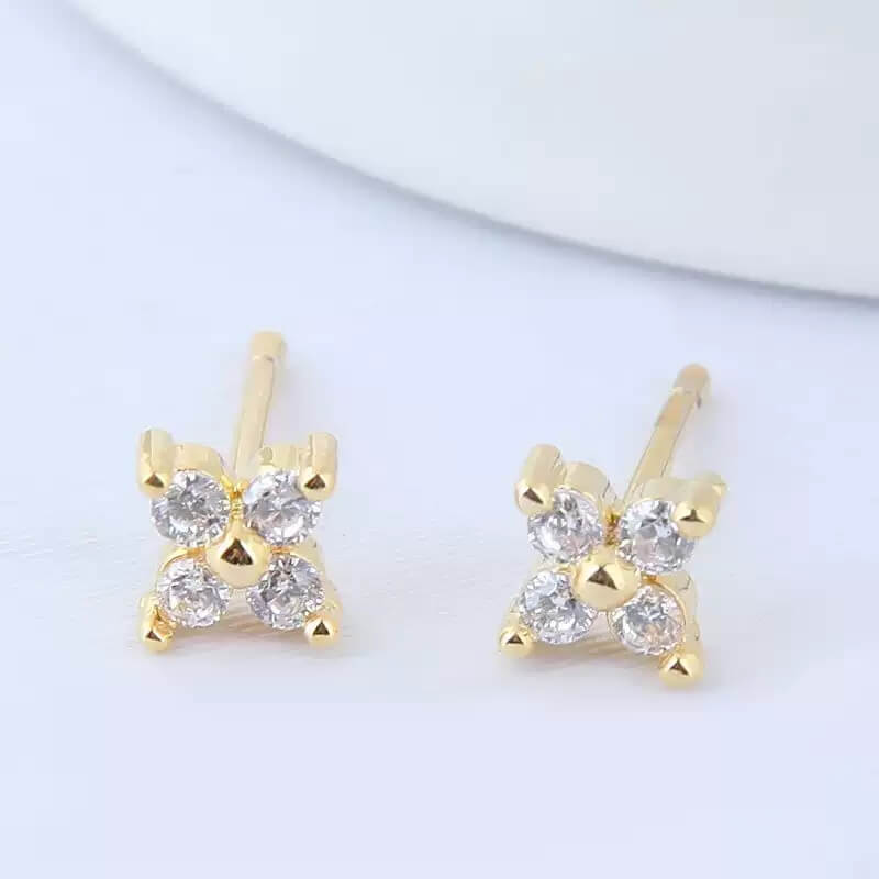 Lucky Four Leaf Clover Earrings