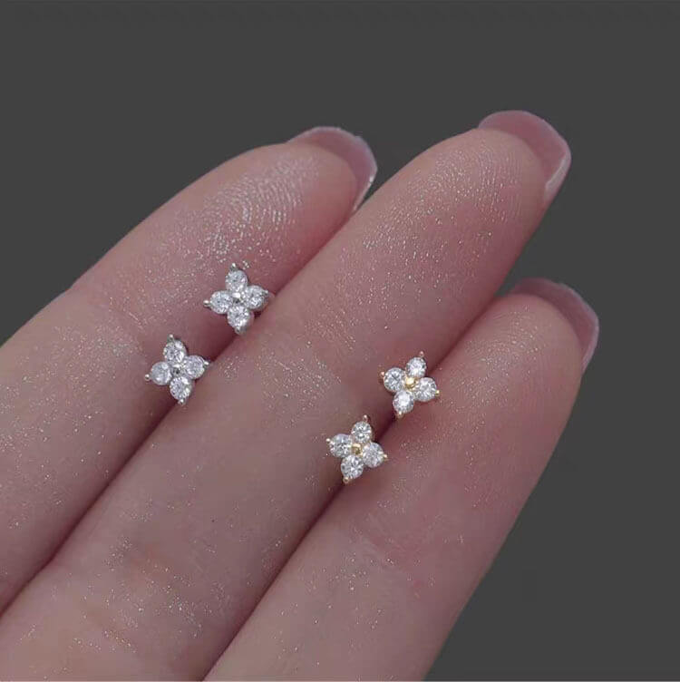 Lucky Four Leaf Clover Earrings