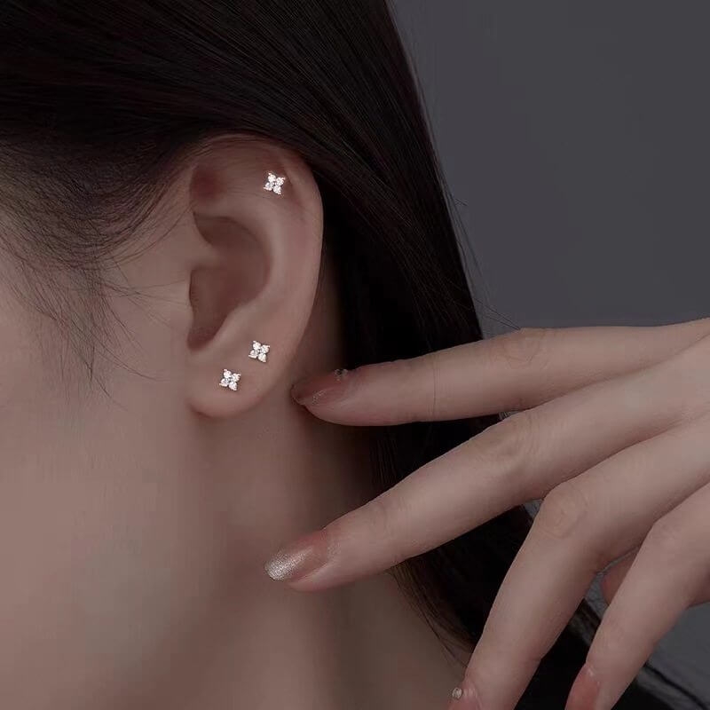 Lucky Four Leaf Clover Earrings
