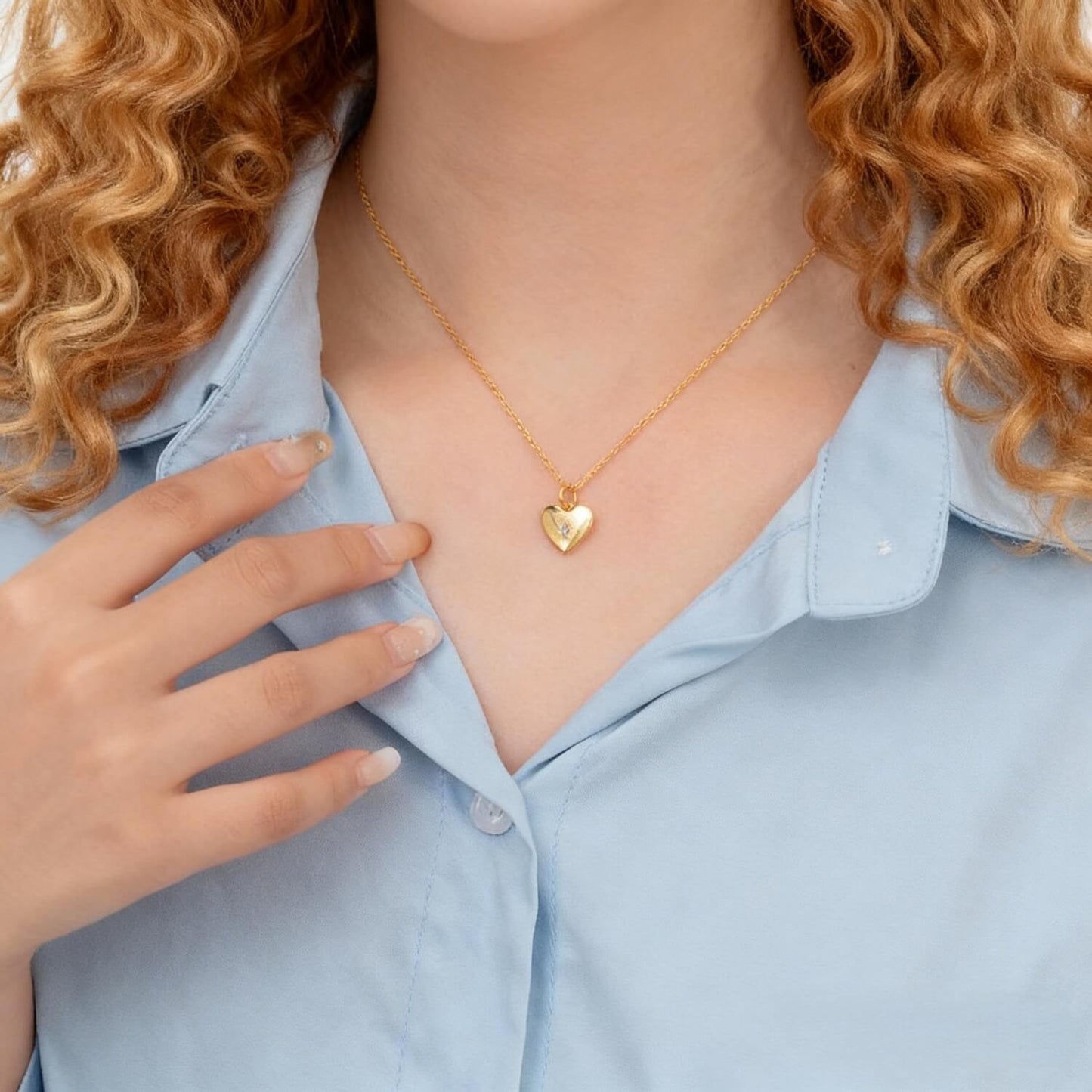 Heart's Birthstone Necklace