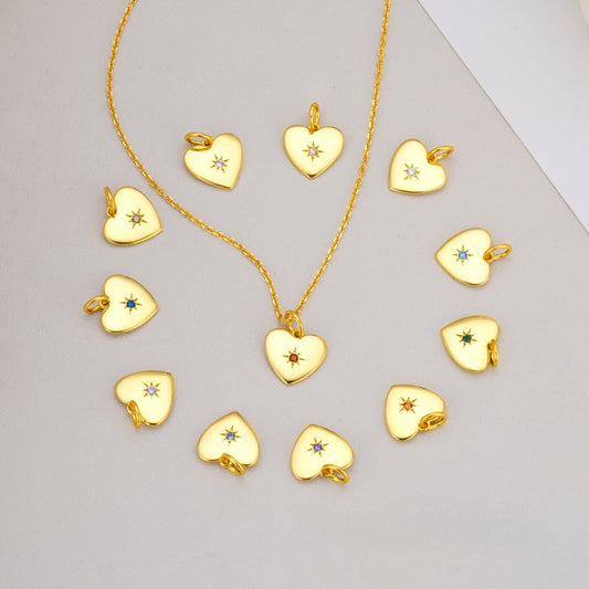 Heart's Birthstone Necklace