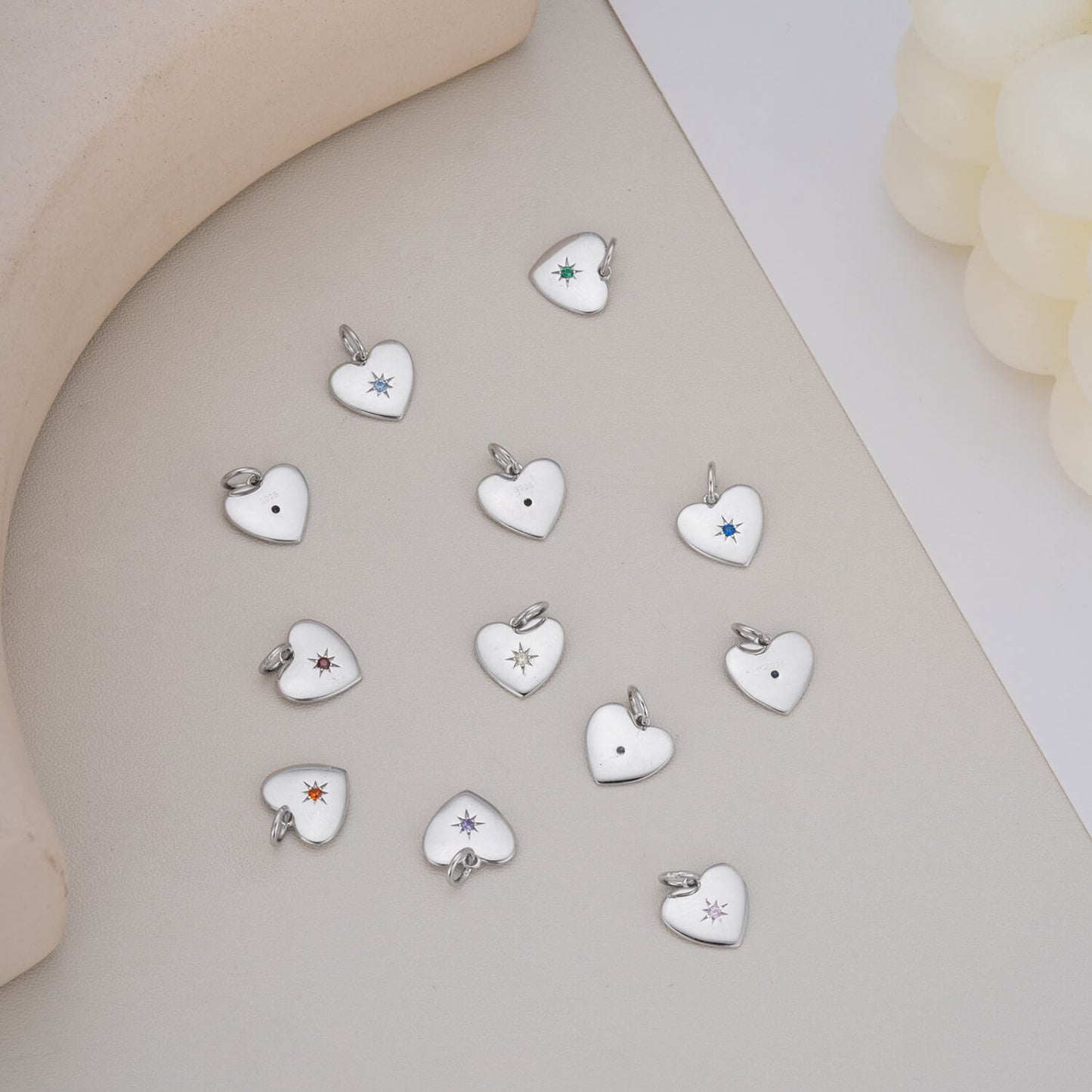 Heart's Birthstone Necklace