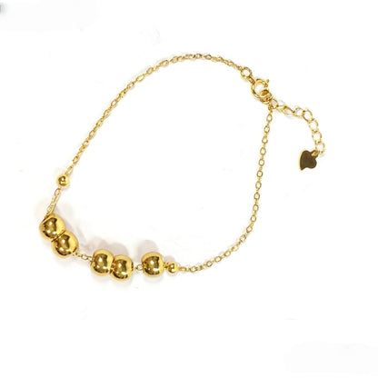 Fortune Charm Bracelet With Bead
