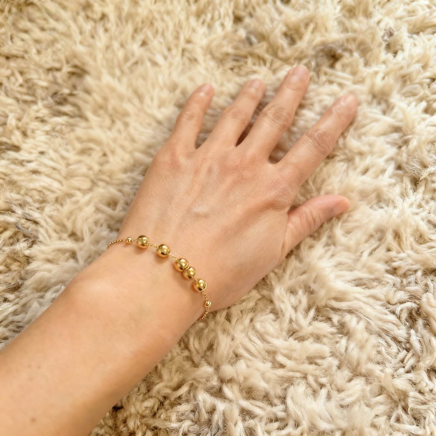 Fortune Charm Bracelet With Bead