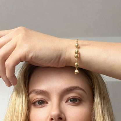 Fortune Charm Bracelet With Bead