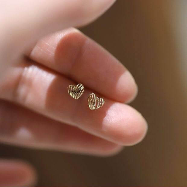 Sterling Silver Open Heart Earrings