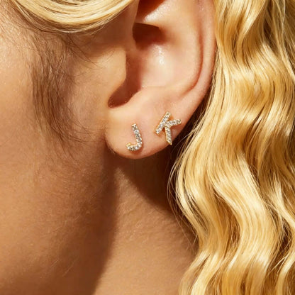 Personalized Initial Earrings(2PCS)