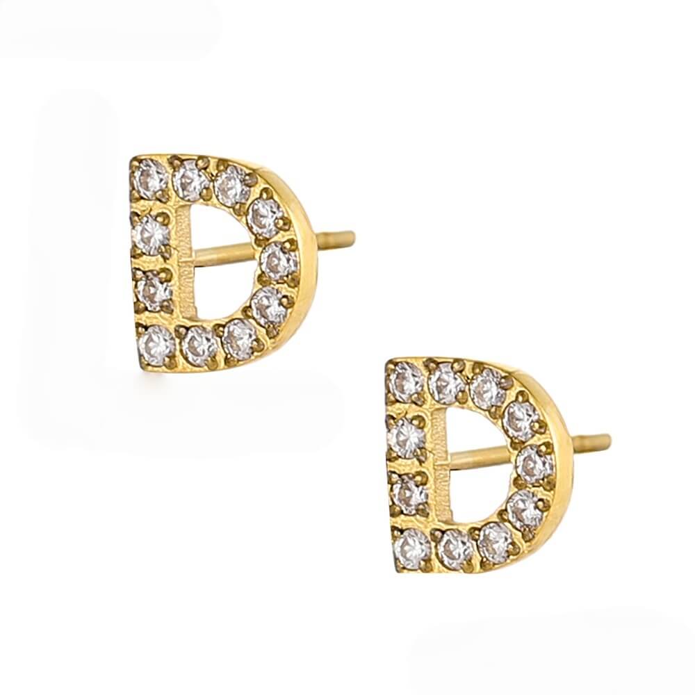 Personalized Initial Earrings