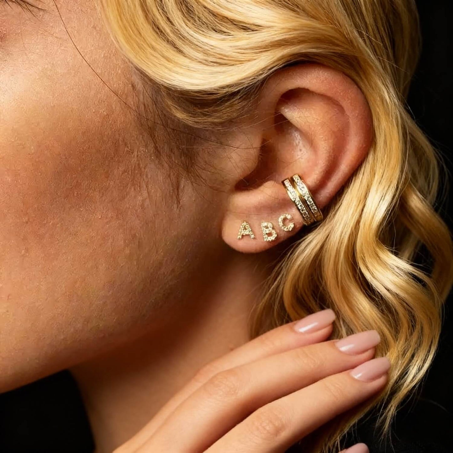 Personalized Initial Earrings