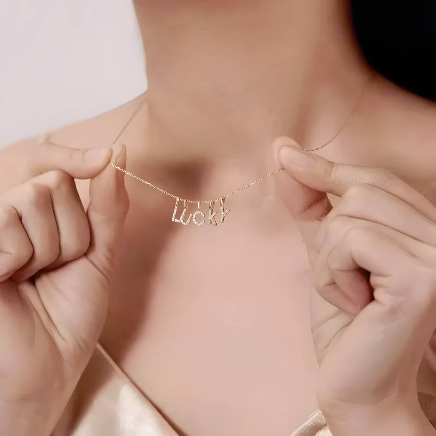 Aura Initial Necklace