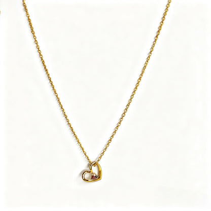 Heart Birthstone Necklace
