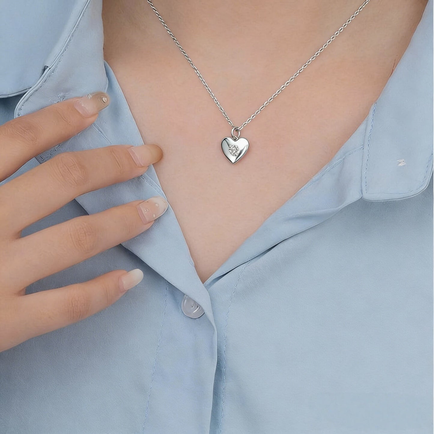 Heart's Birthstone Necklace