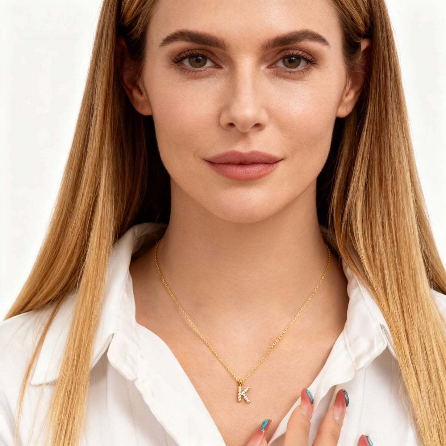 Aura Initial Necklace