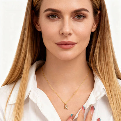 Aura Initial Necklace
