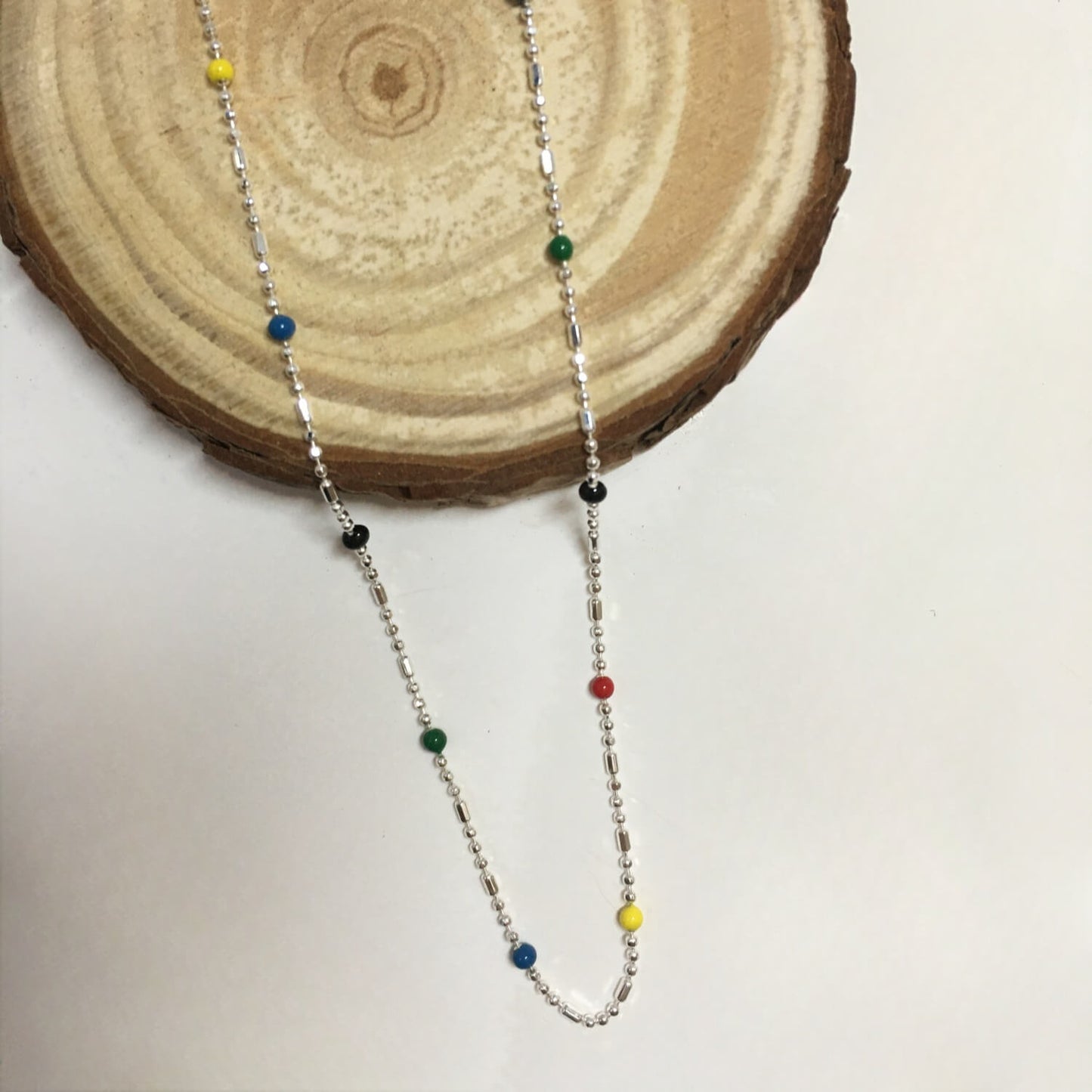 Colorful Beads Bracelet Basic Chain
