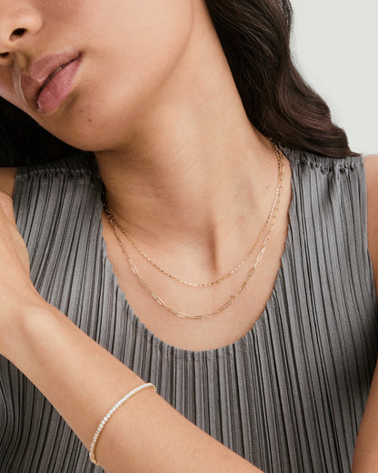Paperclip Chain Necklace