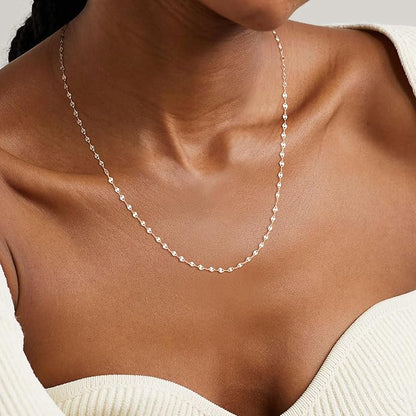 Dainty Twist Chain Necklace
