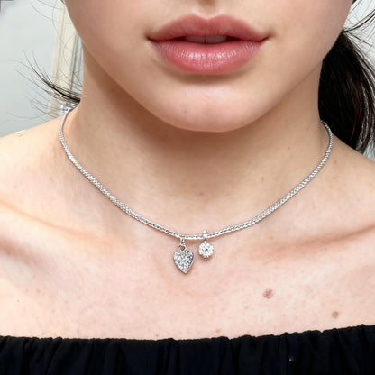 Chopin Necklace With Zircon Pendant
