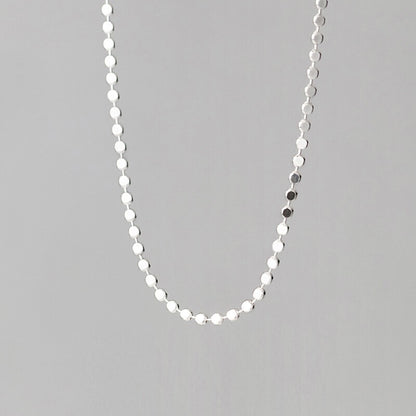 Sterling Disc Necklace Chain