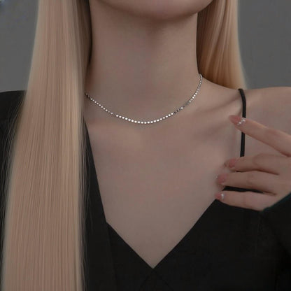 Sterling Disc Necklace Chain