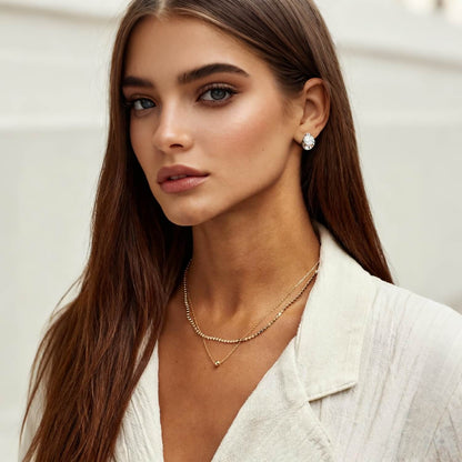 Mini Coin Necklace Basic Chain