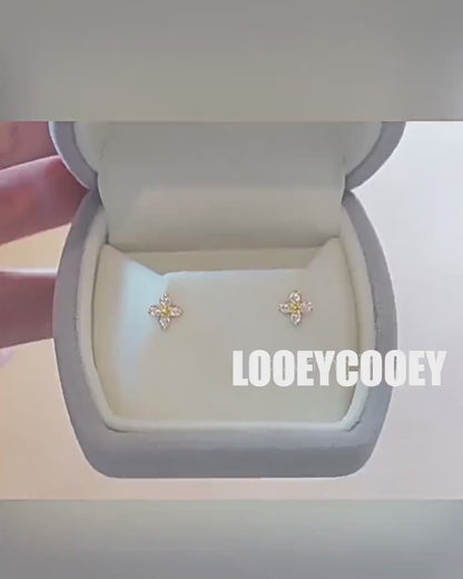 Lucky Four Leaf Clover Earrings