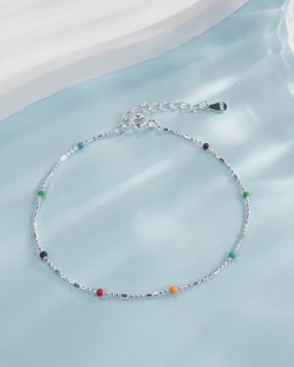 Colorful Beads Bracelet Basic Chain