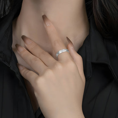 Glacial Shard Adjustable Ring